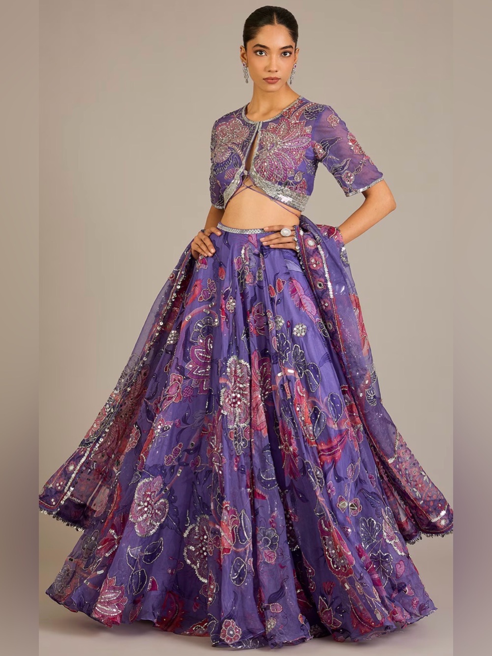 DIANA PENTY IN DIANA EMBROIDERED LEHENGA SET